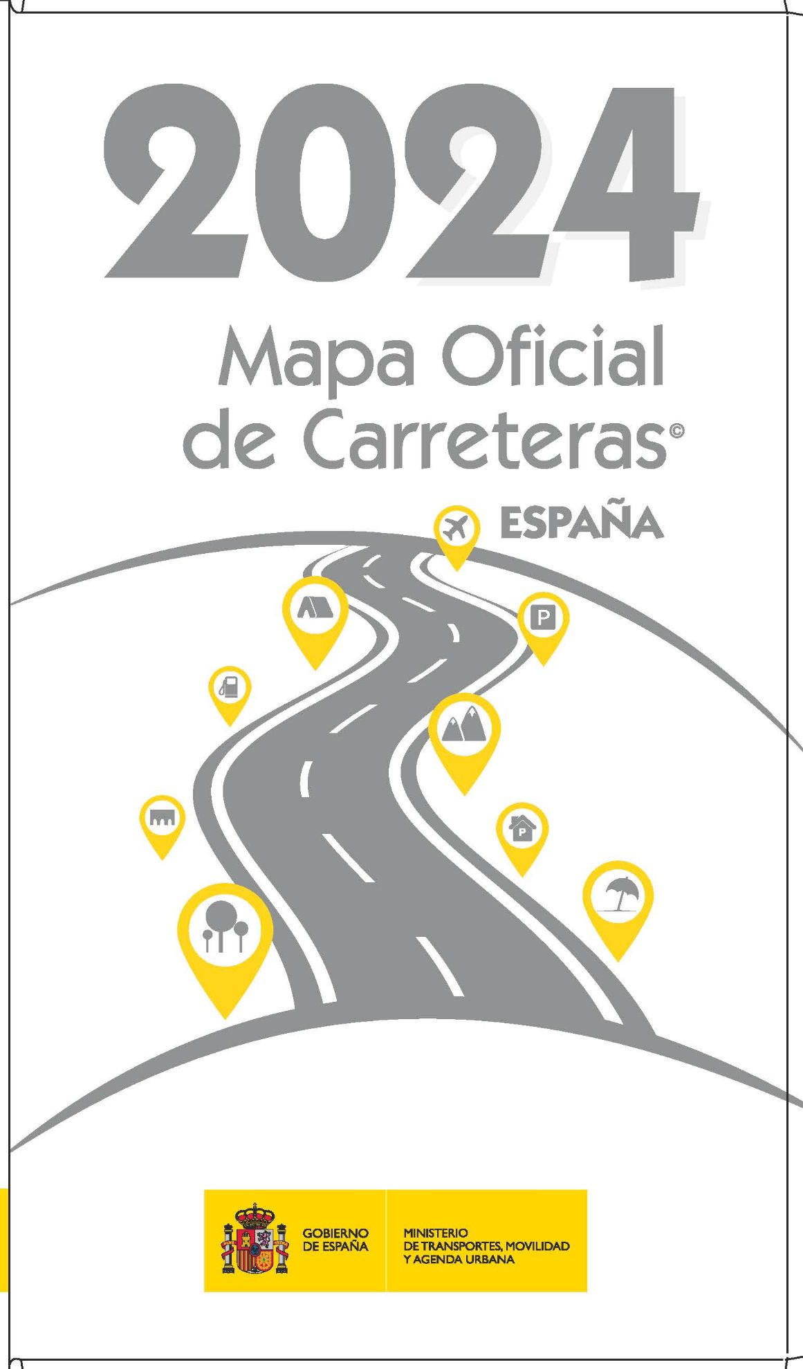 MAPA OFICIAL DE CARRETERAS 2024. Edición 59